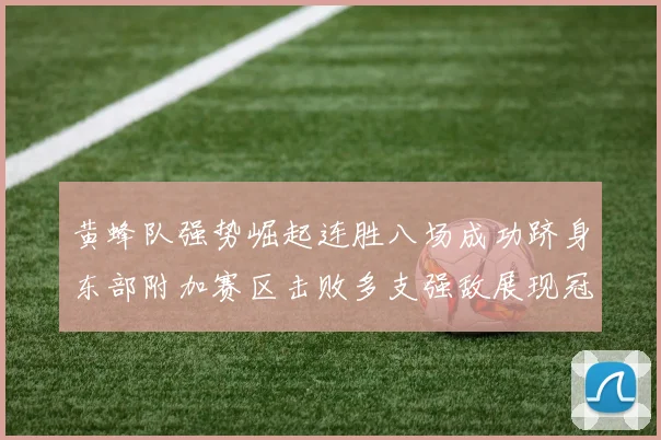 黄蜂队强势崛起连胜八场成功跻身东部附加赛区击败多支强敌展现冠军潜力
